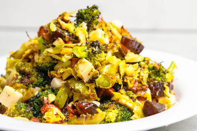 Roasted Broccoli and Brussels Salad
