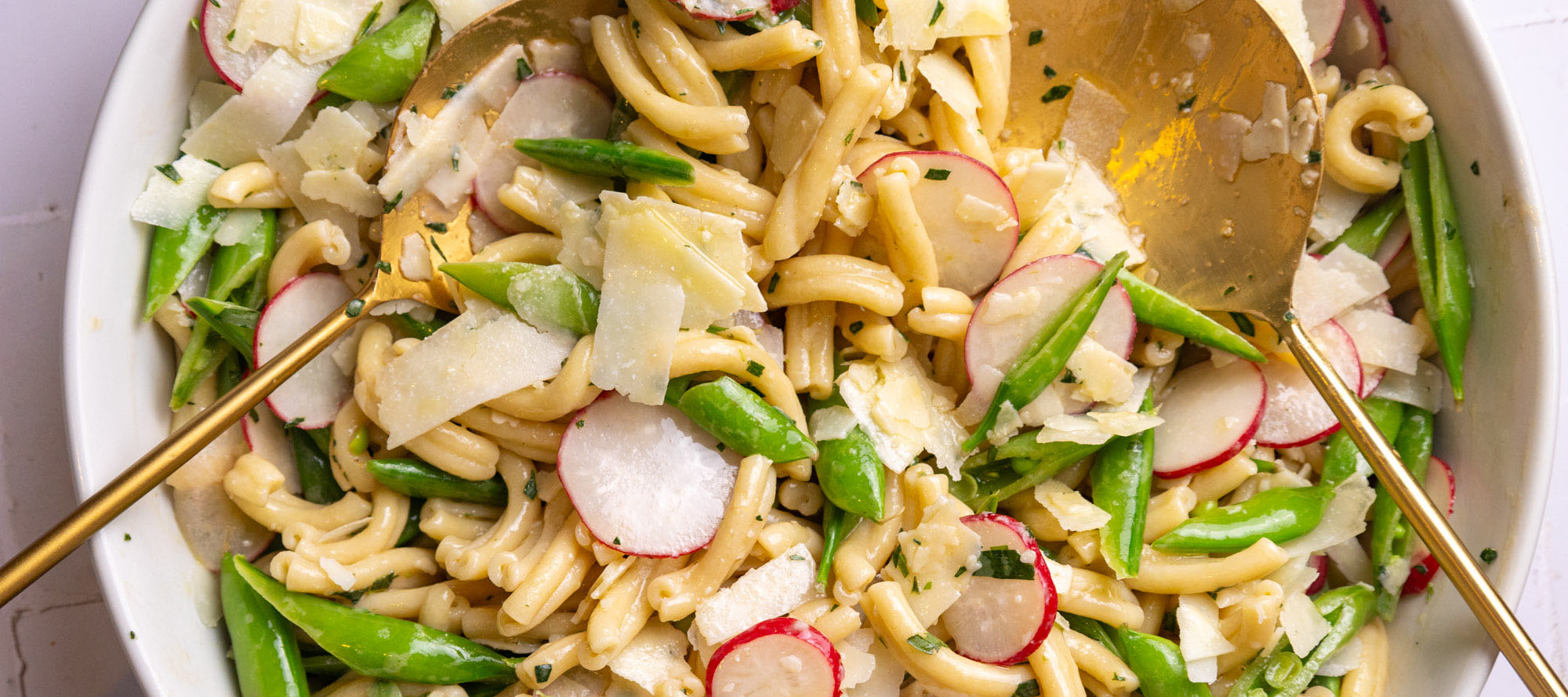 Spring pasta salad