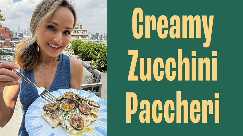 Creamy Zucchini Paccheri