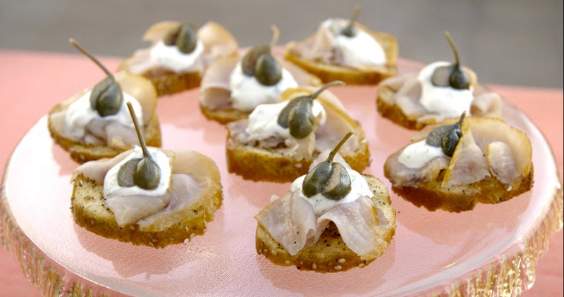 Smoked Whitefish Crostini, Credit: Food Network