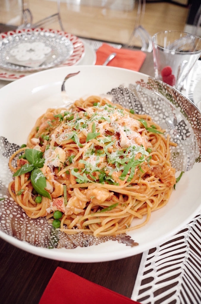 Creamy Lobster Linguine