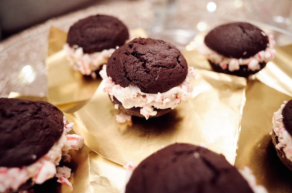 Peppermint Patty Sandwich Cookies