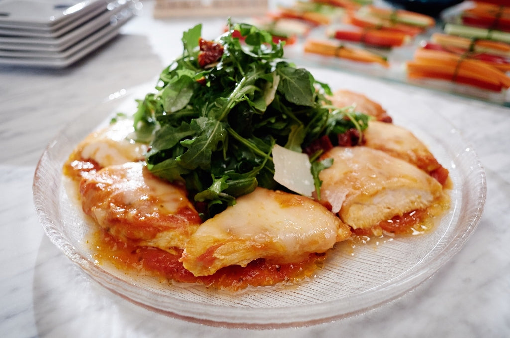 Warm Chicken Parmesan Salad