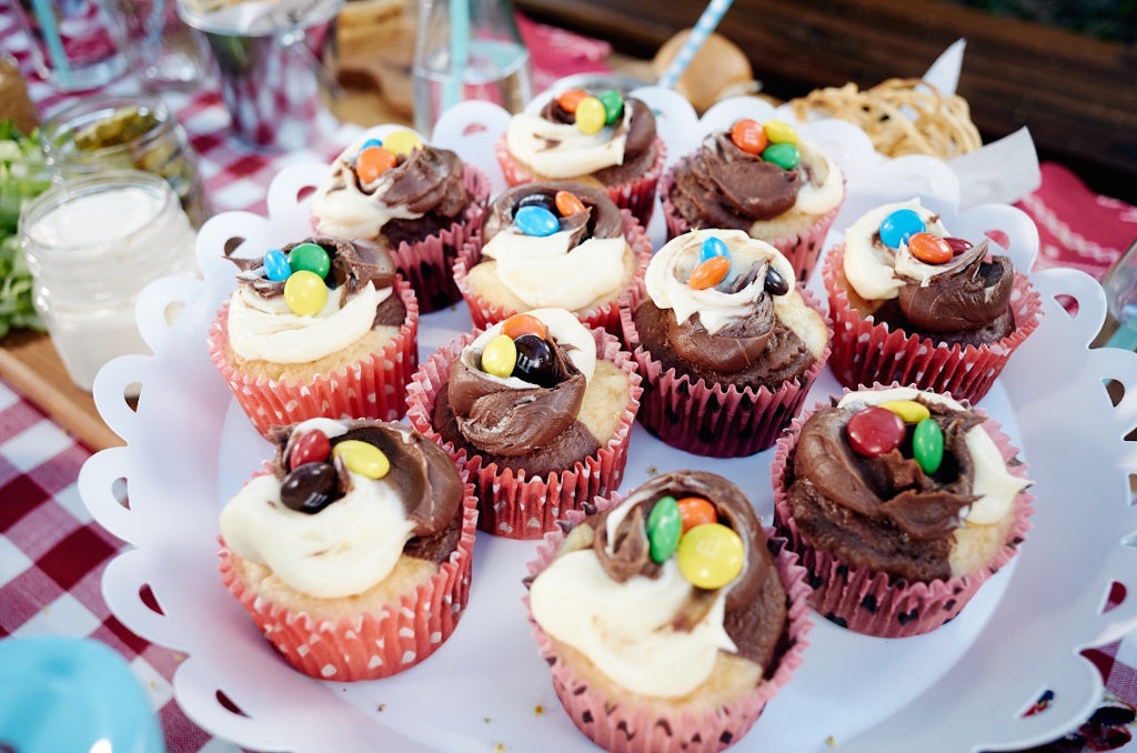 Black and White Cupcakes