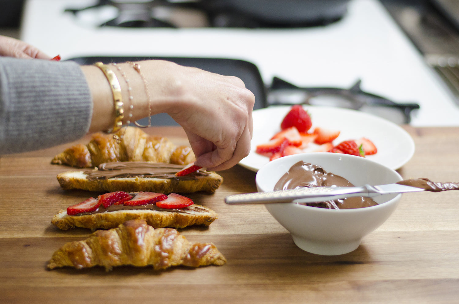 Chocolate-Strawberry Panini, Credit: Elizabeth Newman