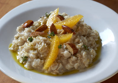 Oatmeal with Olive Oil and Oranges, Credit: Lauren Volo