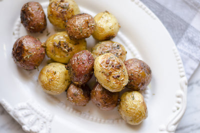 Roasted Baby Potatoes with Herbs, Credit: Elizabeth Newman