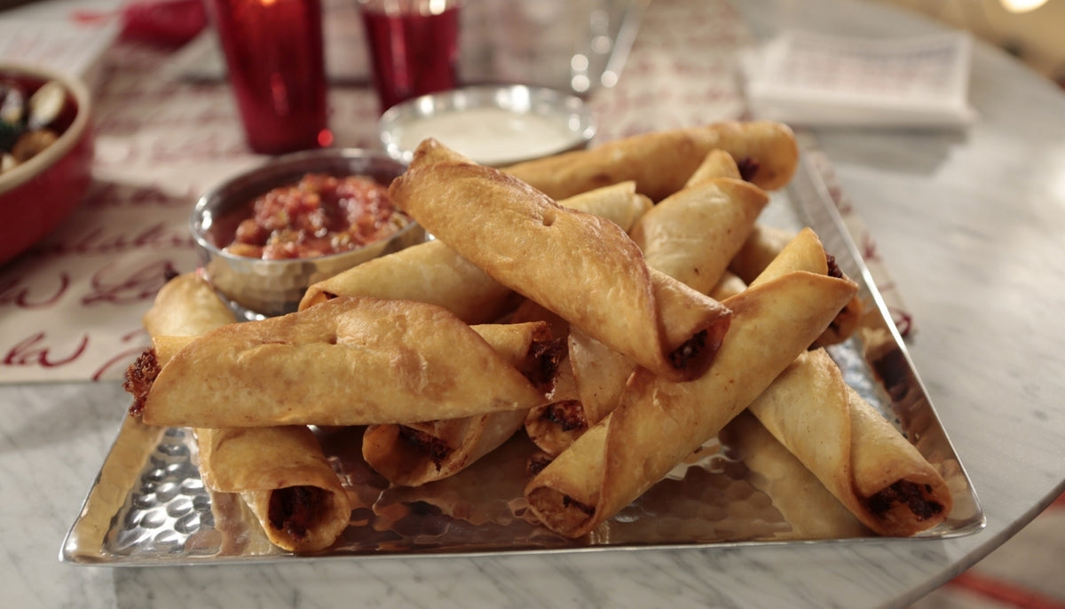 Crispy Chicken Taquitos