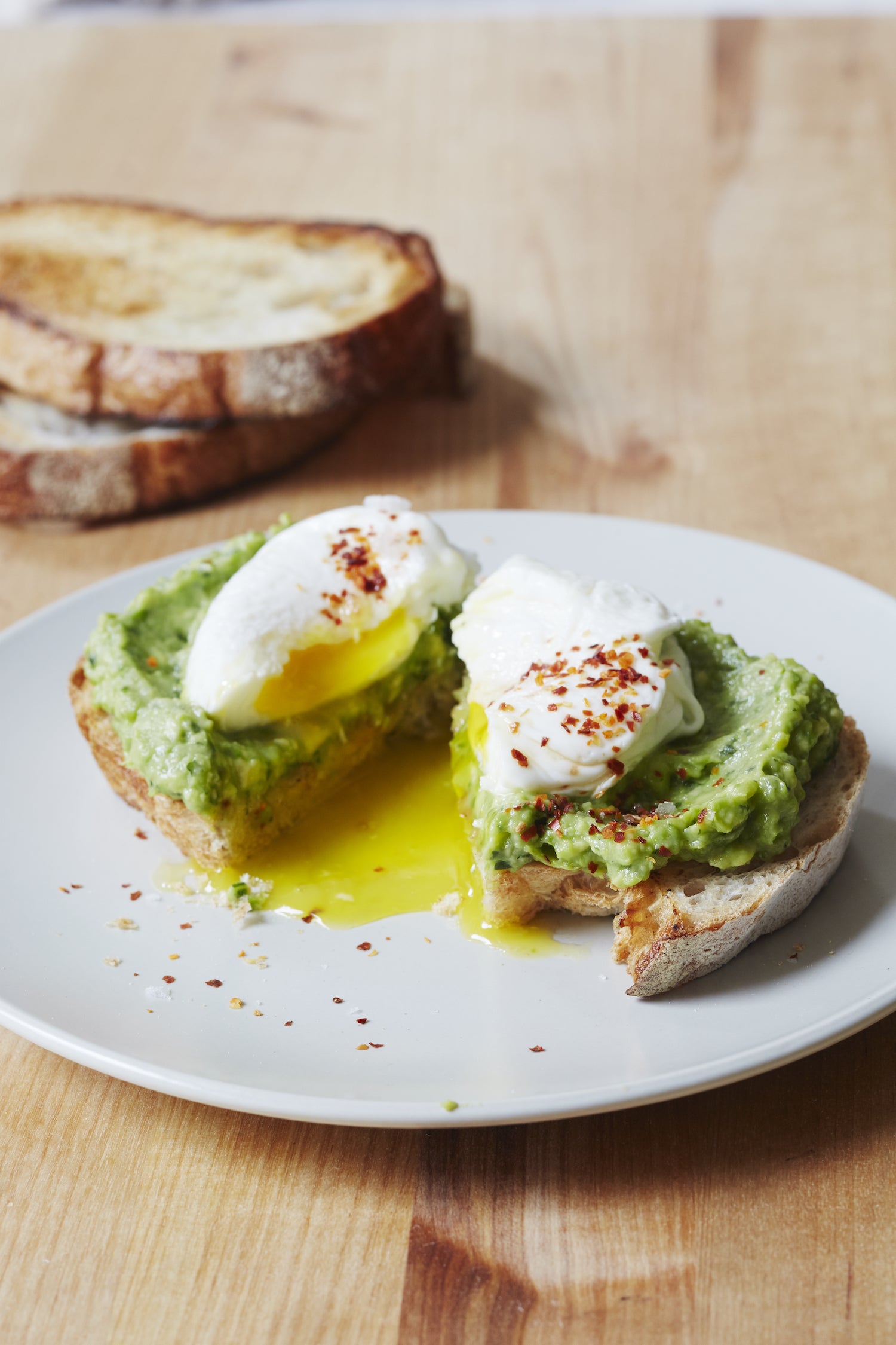 Sweet Pea and Avocado Toast, Credit: Lauren Volo