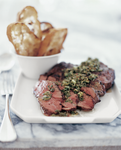 Grilled Lamb with Salsa Verde