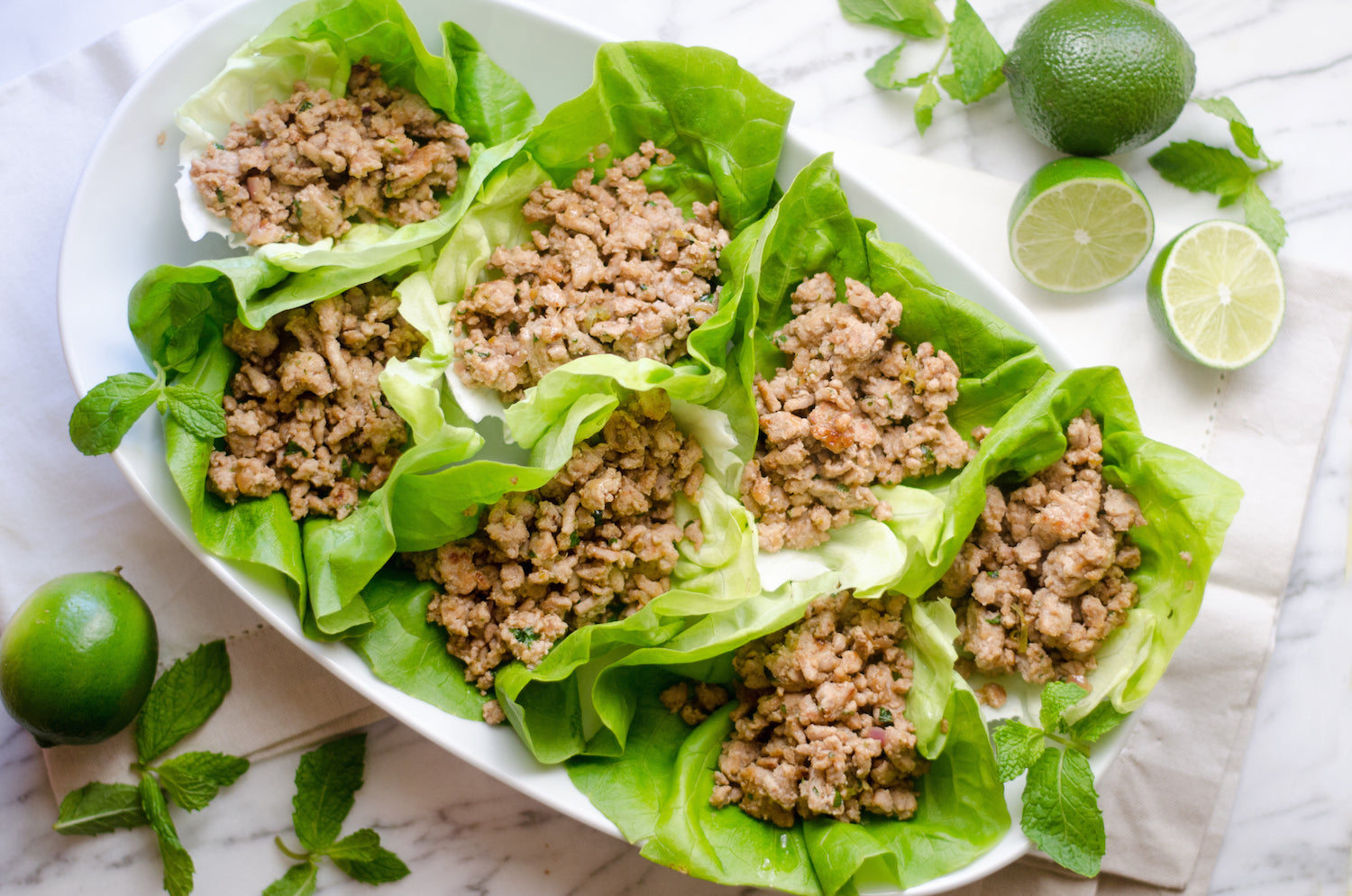 Turkey Larb, Credit: Elizabeth Newman