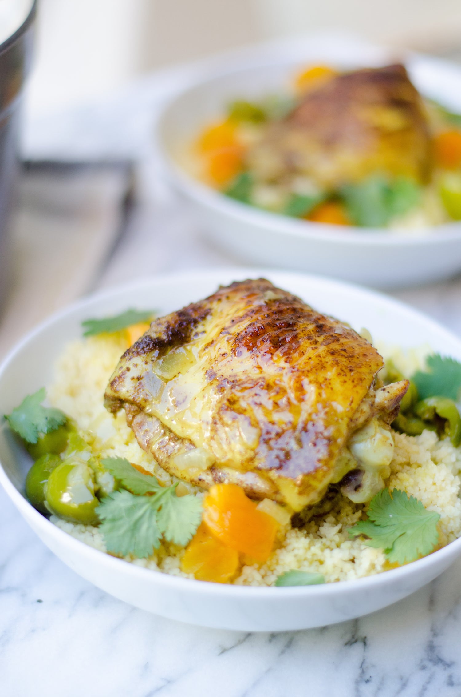 Chicken Tagine with Citrus CousCous, Credit: Elizabeth Newman