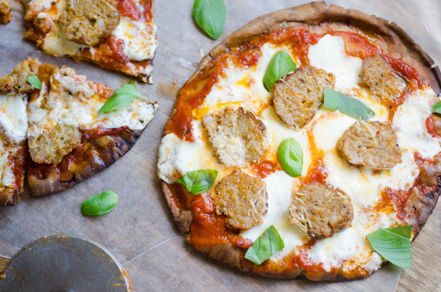 Kid-Approved Meatball Pizza, Credit: Elizabeth Newman