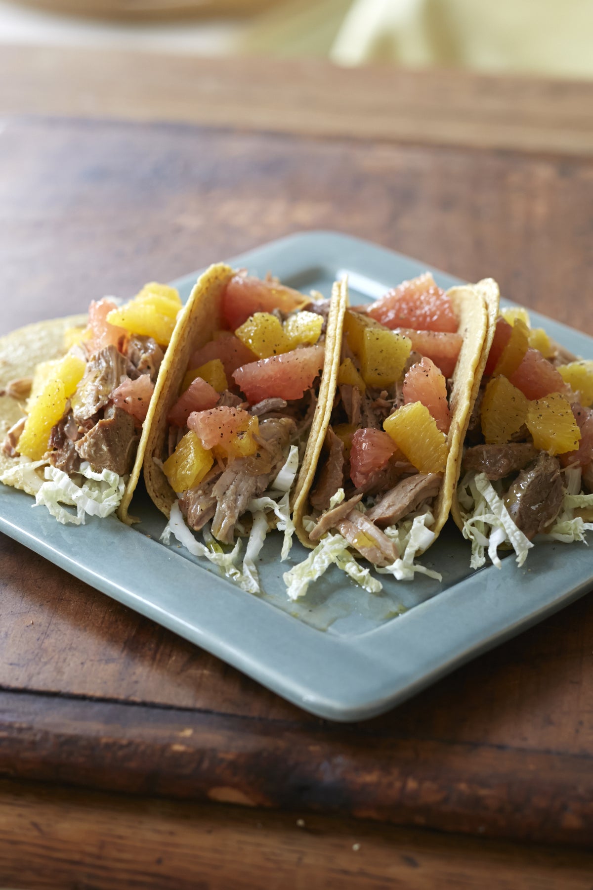 Pulled Pork Tacos with Citrus Salsa