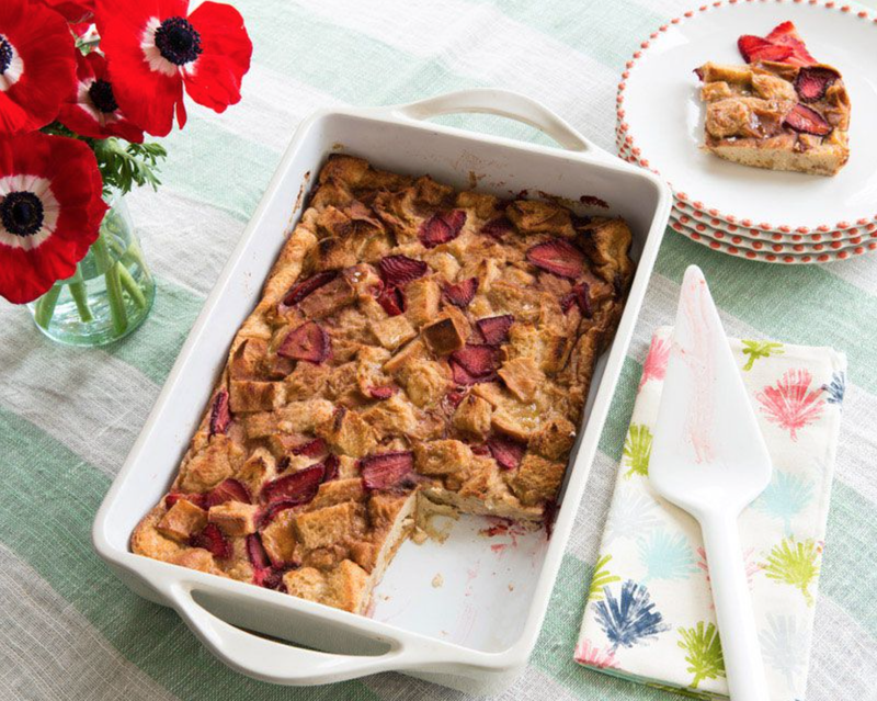 Baked French Toast with Strawberries, Credit: Ray Kachatorian