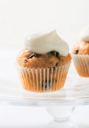 Mini Carrot Apple Cupcakes