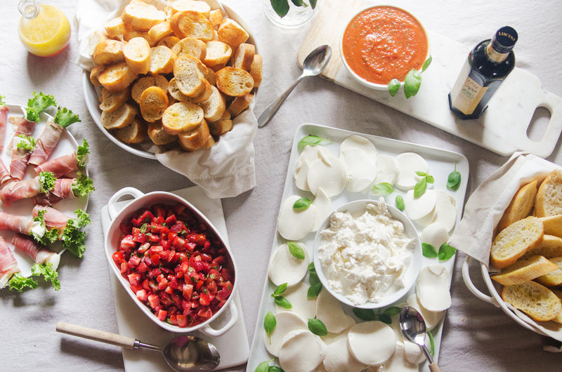 A DIY Bruschetta Bar for Entertaining Made Easy