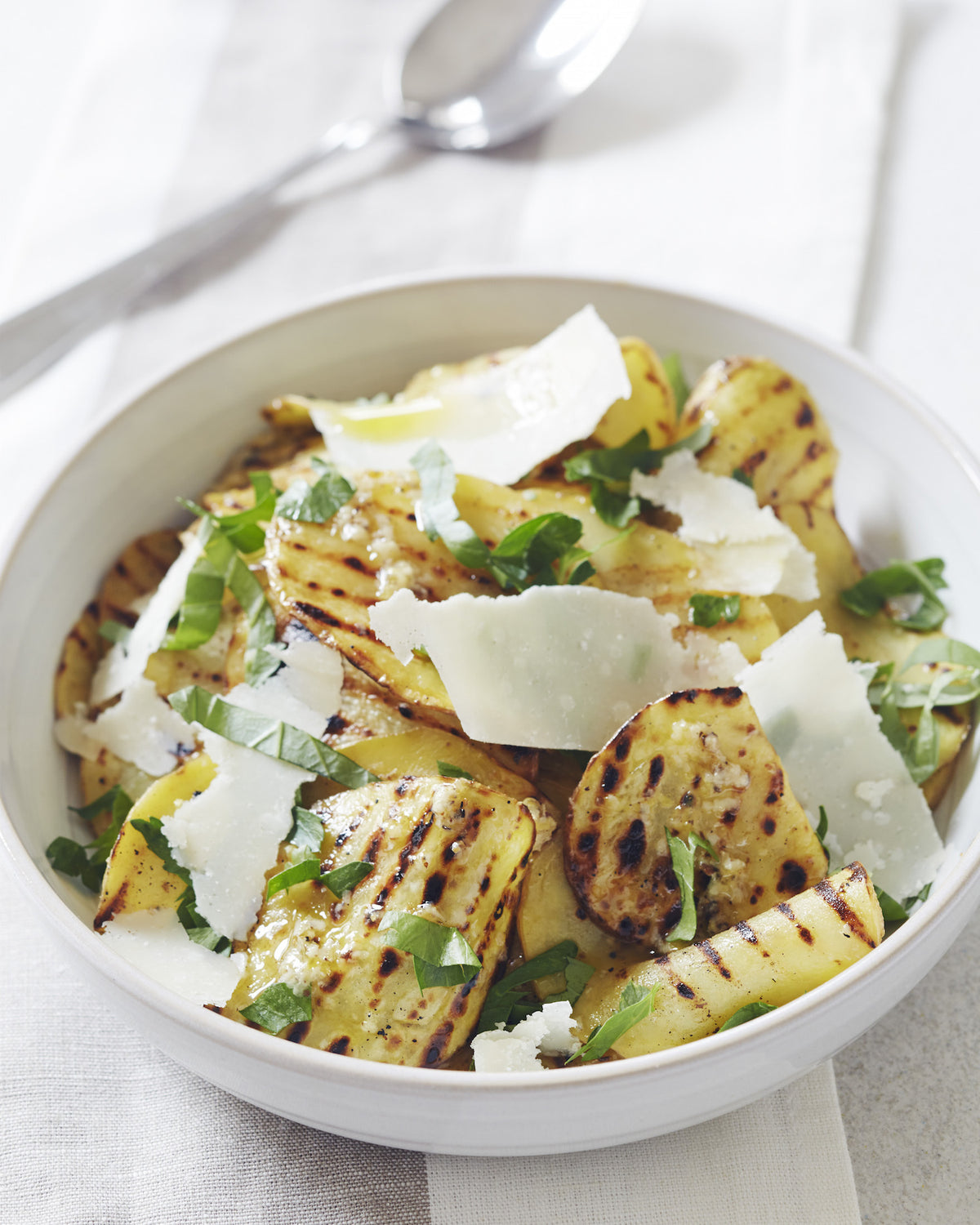 Grilled Lemon Potato Salad, Credit: Lauren Volo