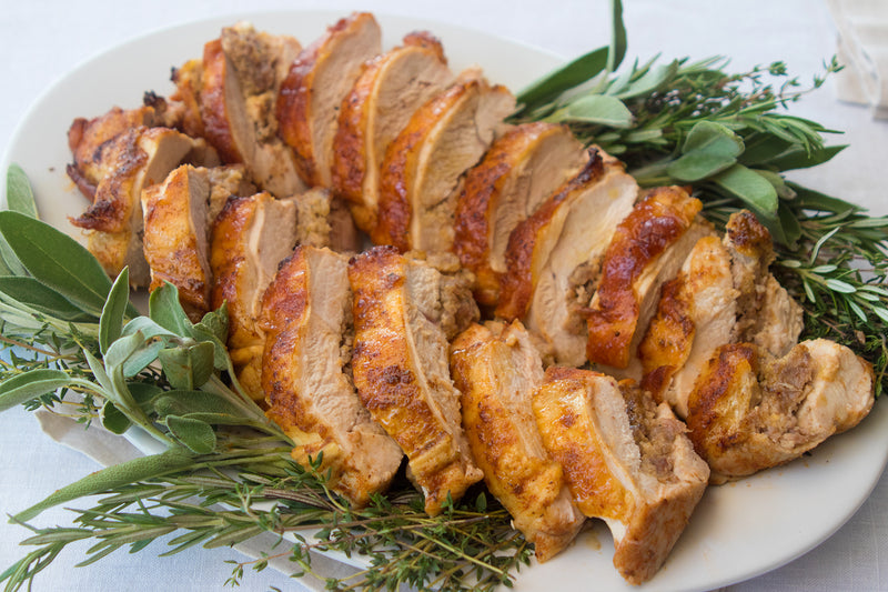 Spicy Stuffed Turkey Breast