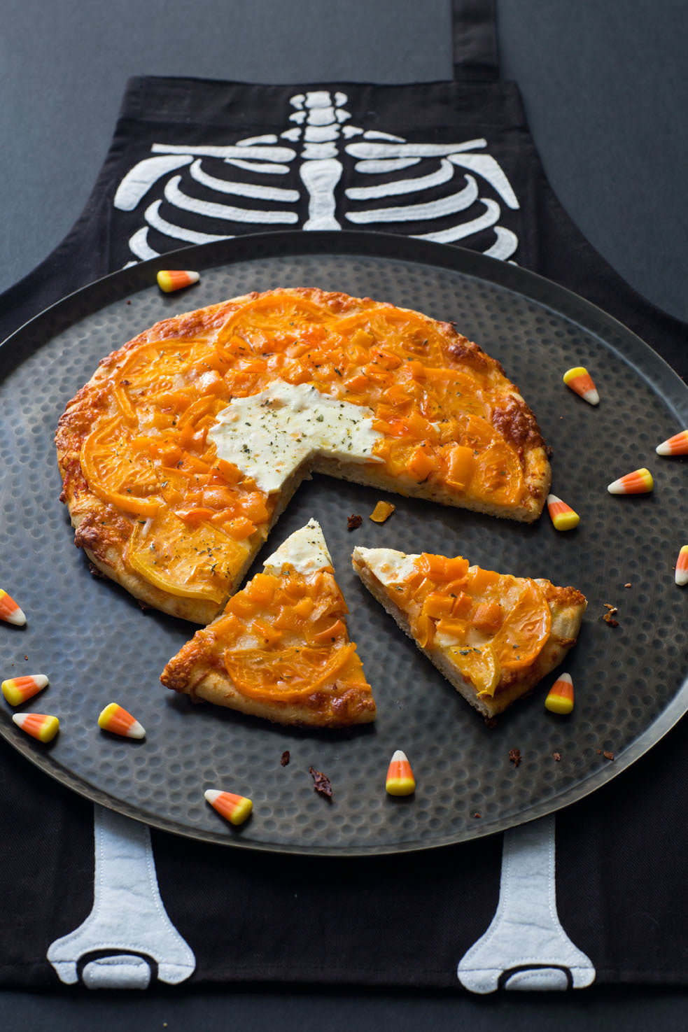 Candy Corn Pizza