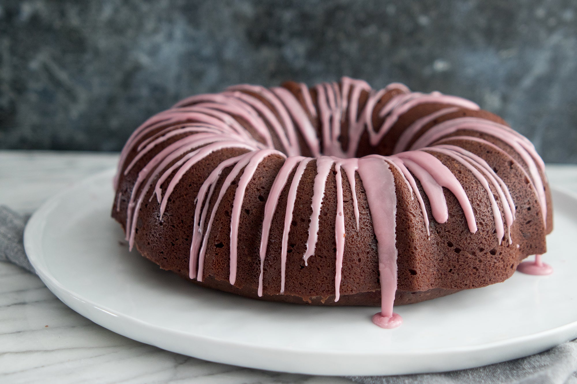 Chocolate Chocolate Chip Red Wine Bundt Cake, Credit: Elizabeth Newman