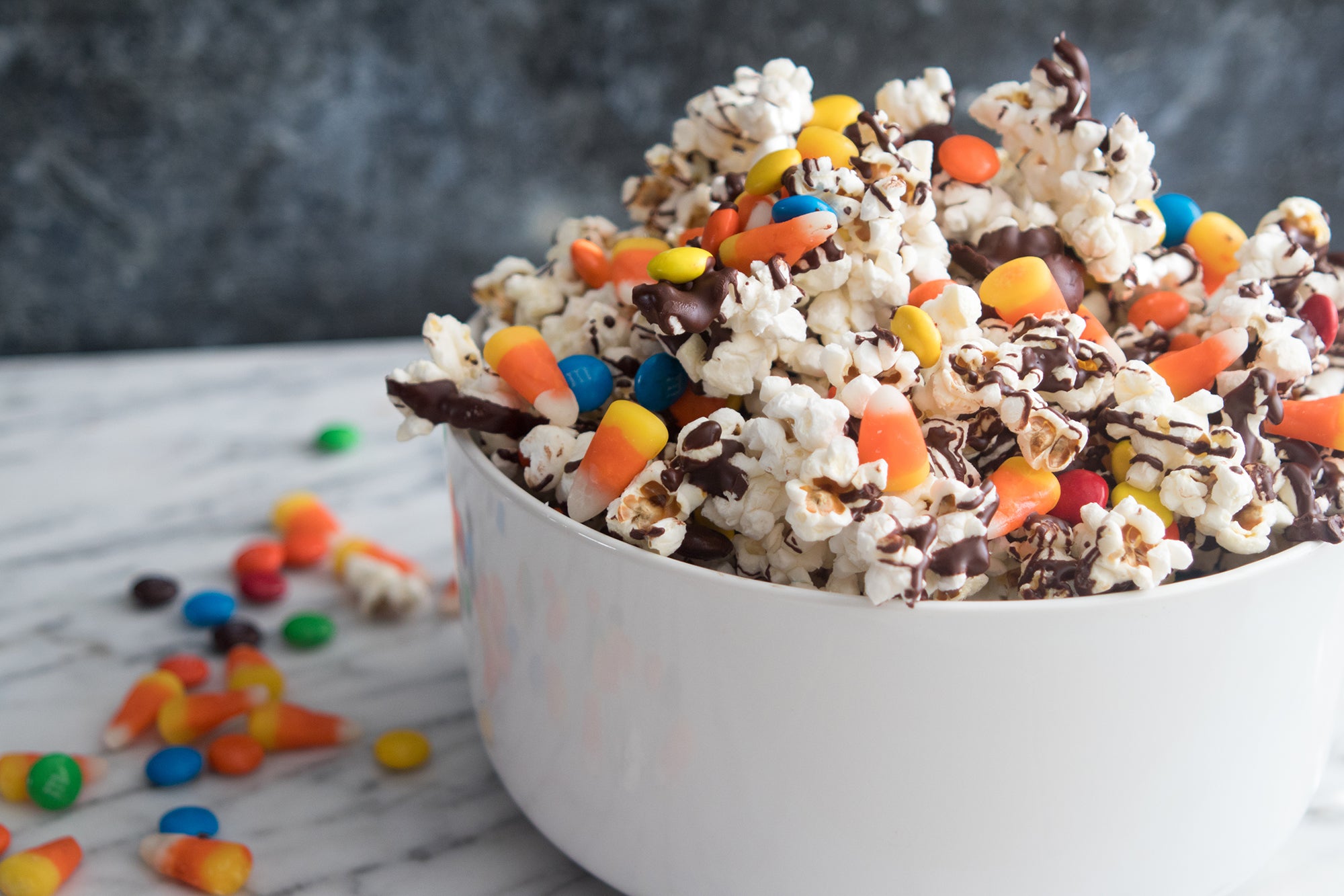 Halloween Candy Popcorn, Credit: Elizabeth Newman