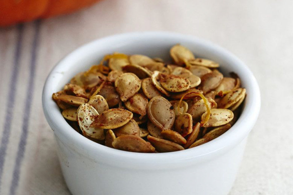 Spicy Citrus Pumpkin Seeds