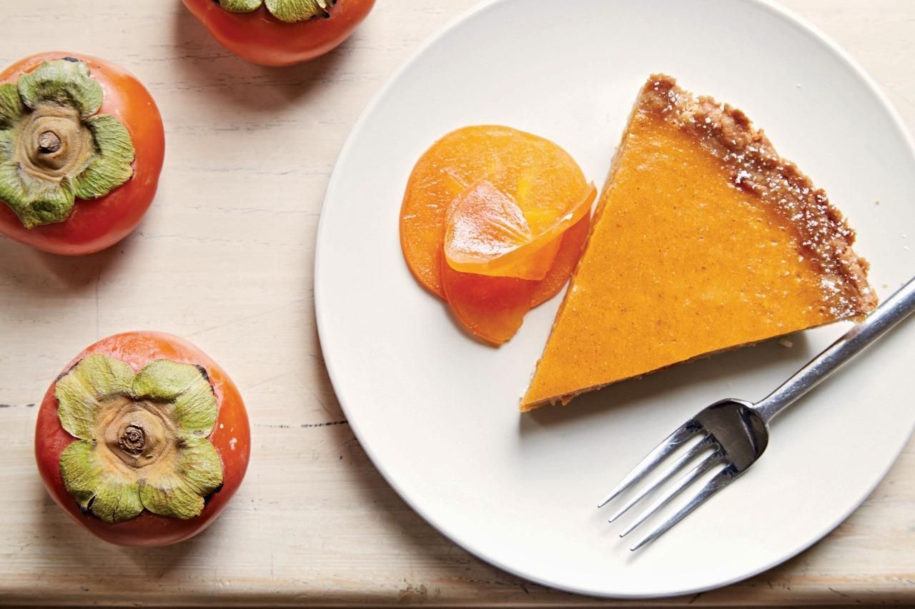 Persimmon Pumpkin Pie