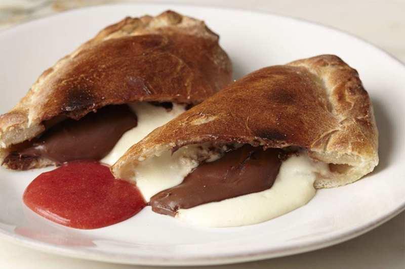 Ricotta and Chocolate-Hazelnut Calzones