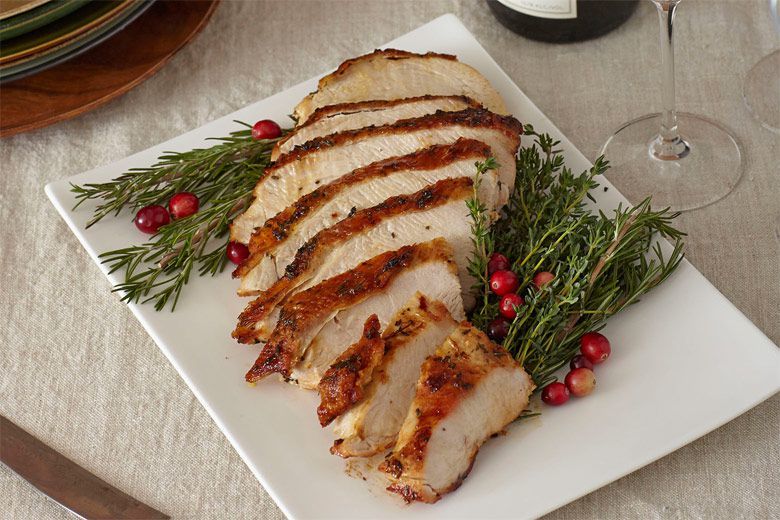 Herb-Roasted Turkey Breast, Credit: Lauren Volo