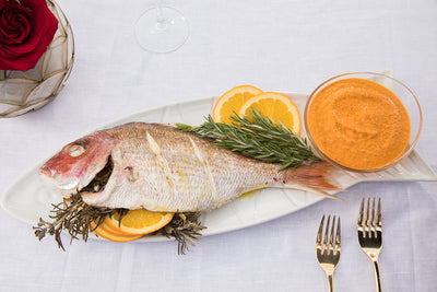 Red Snapper Puttanesca, Credit: Food Network
