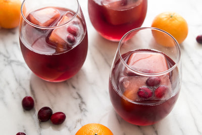 Upgrade your cocktail ice by freezing fruit juice and other flavorings!