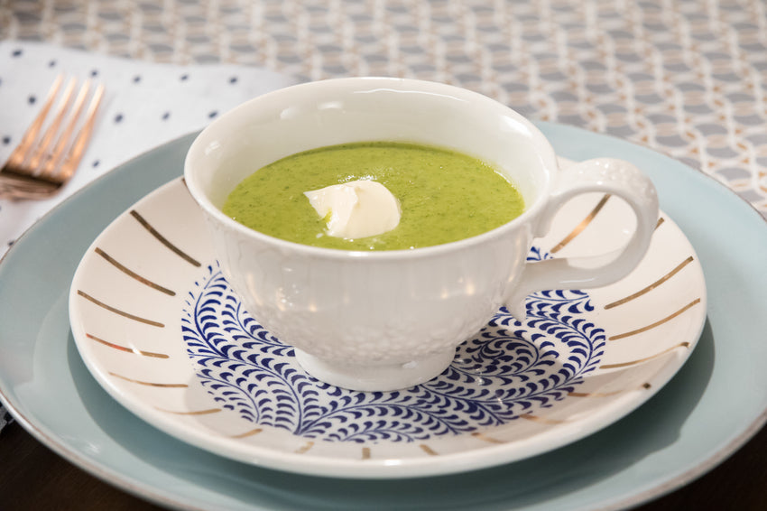 Warm Arugula Vichyssoise, Credit: Food Network