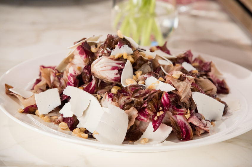 Grilled Radicchio with Ricotta Salata, Credit: Food Network