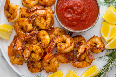 Italian BBQ Shrimp, Credit: Elizabeth Newman