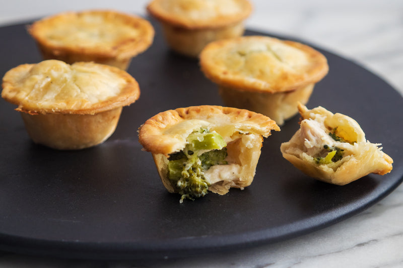 Mini Chicken and Broccoli Pot Pies, Credit: Elizabeth Newman