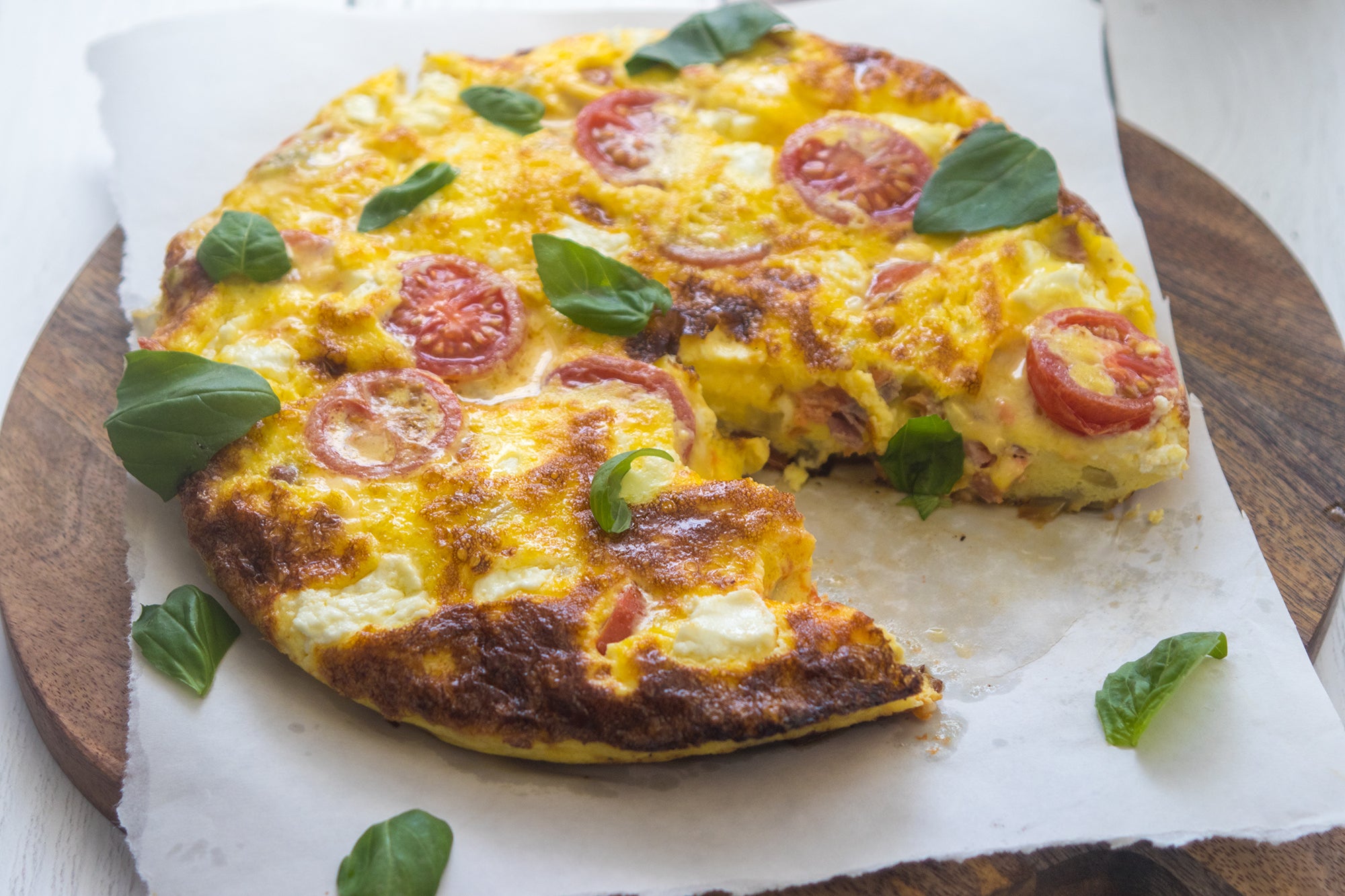 Smoked Trout Frittata, Credit: Elizabeth Newman