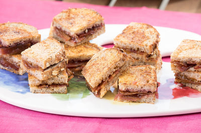 Bacon & Jam Sandwiches, Credit: Food Network