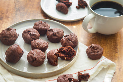 Guilt-Free Flourless Chocolate Brownie Bites, Credit: Elizabeth Newman