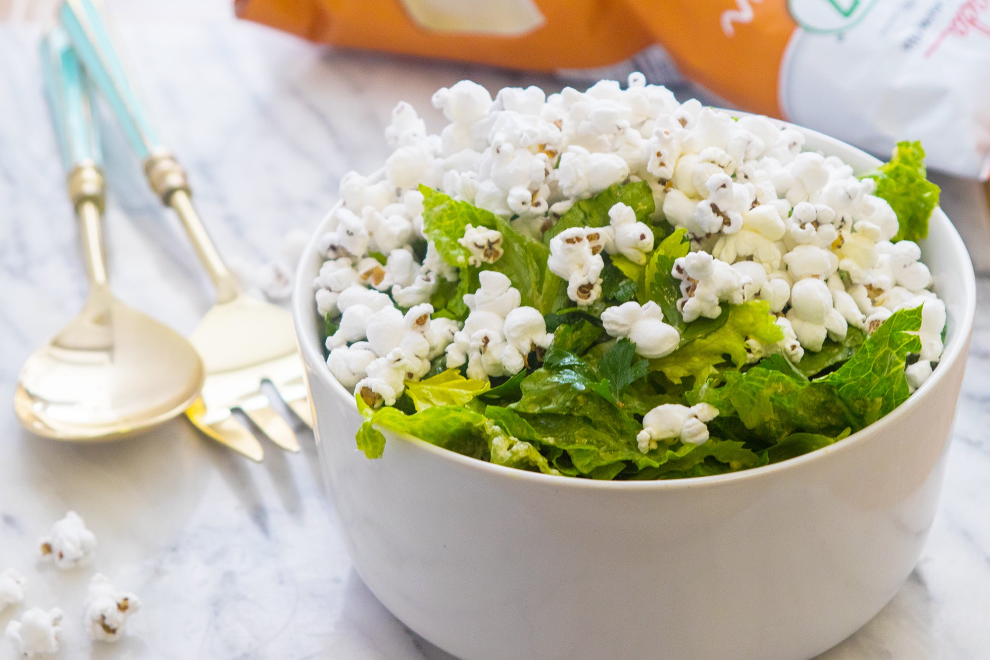 Eggless Caesar Salad, Credit: Elizabeth Newman