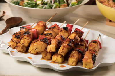 Sweet-and-Sour Shish Kabobs, Credit: Food Network