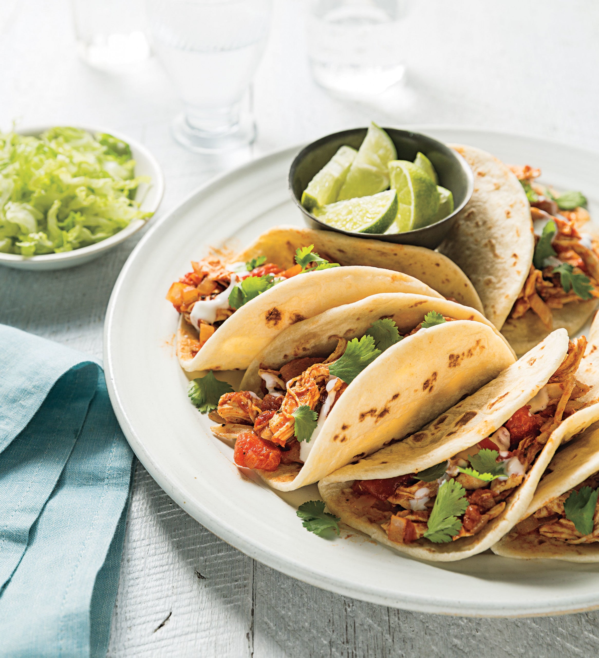 Taco Tuesday Chicken Tacos, Credit: Alanna Hale