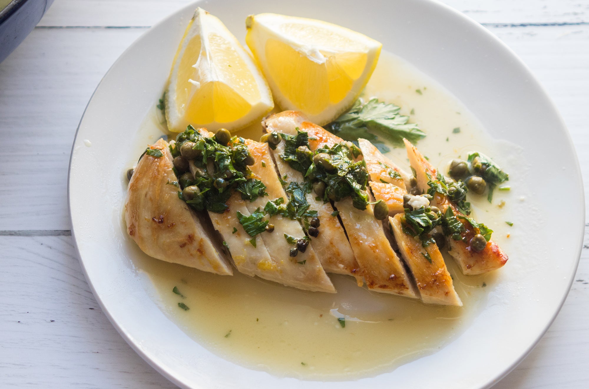 Easy Chicken Piccata, Credit: Elizabeth Newman