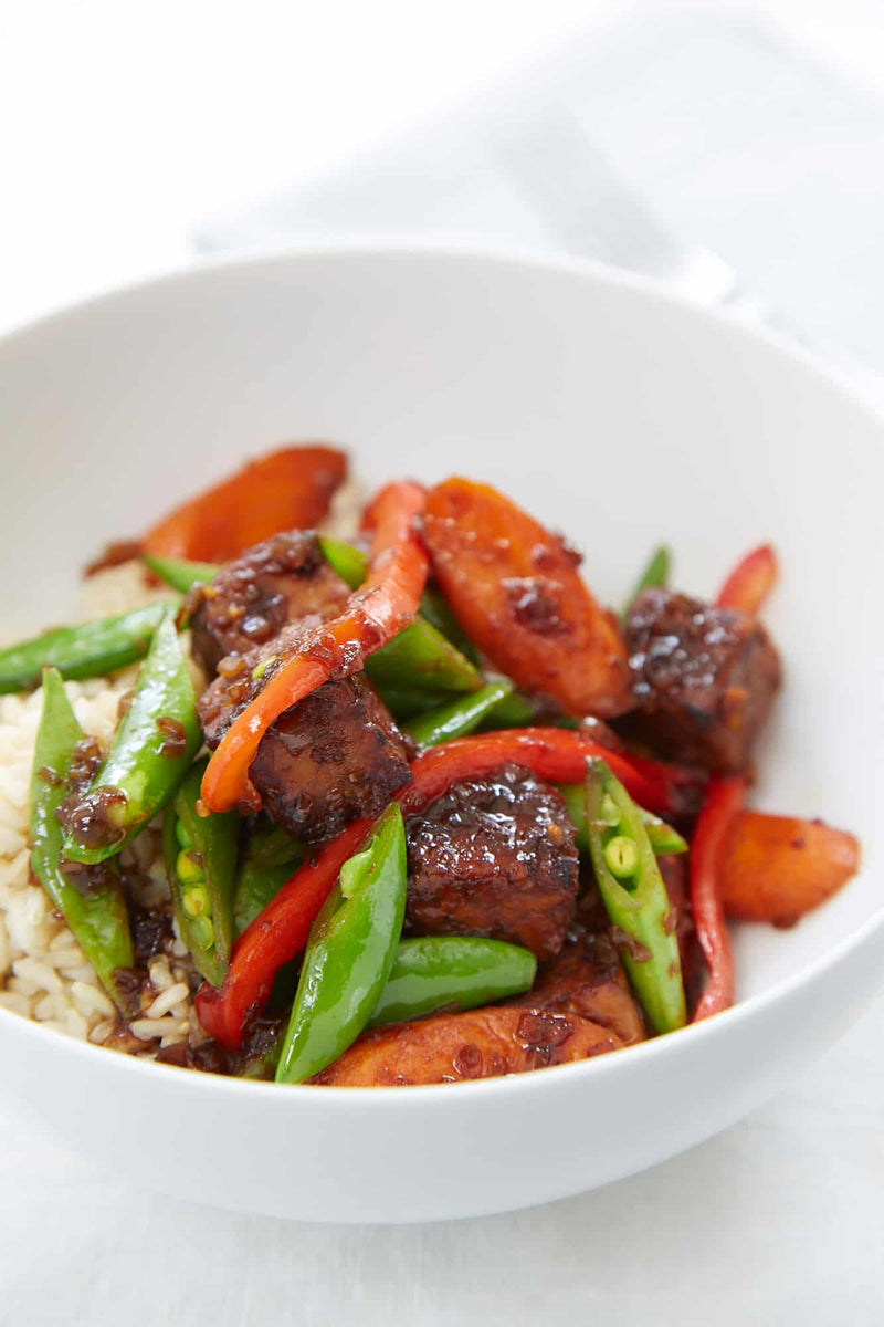 Stir-Fried Ginger Tempeh