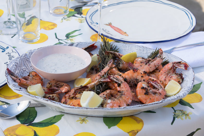 Peel-and-Eat Pepper Shrimp, Credit: Food Network