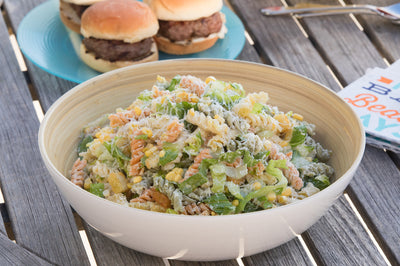 Caesar's Pasta Salad Recipe, Credit: Food Network