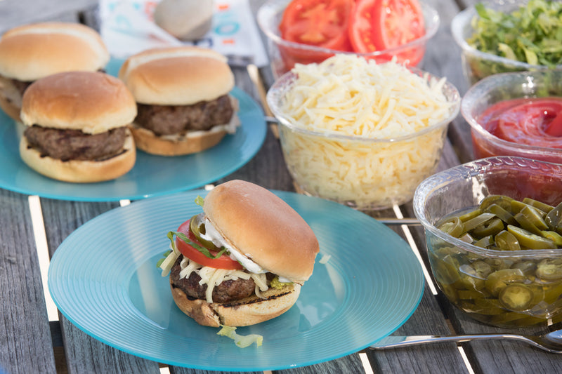 Taco Burgers, Credit: Food Network