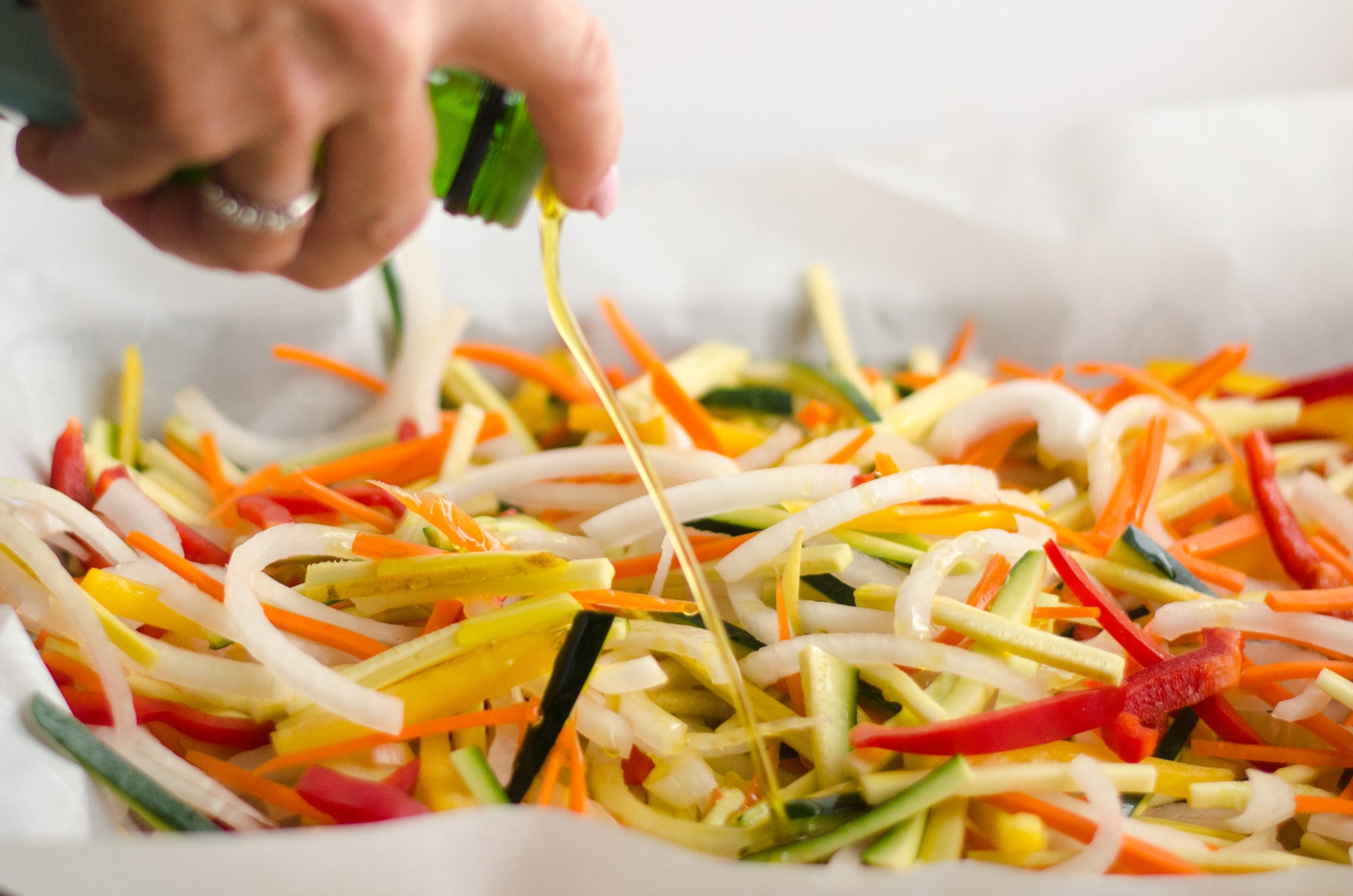 How We Enjoy Pasta All Summer Long - Up The Veggies!