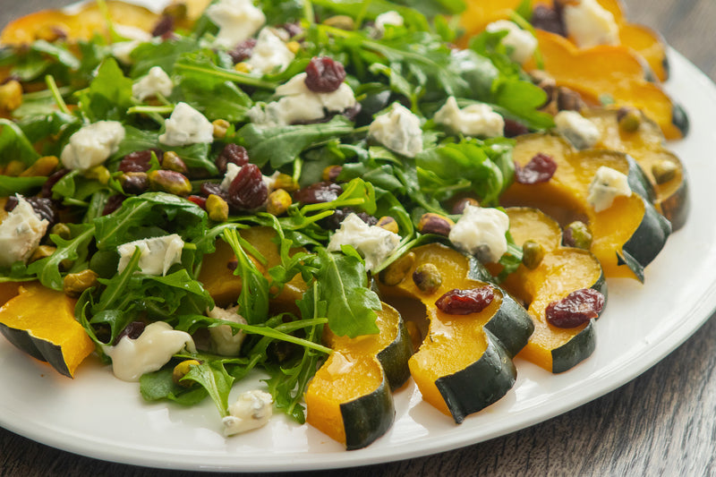 Roasted Squash with Cherries And Pistachios, Credit: Elizabeth Newman