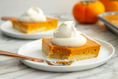 Pumpkin Persimmon Slab Pie, Credit: Elizabeth Newman